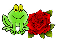 Cuentos con valores infantil y primaria - El sapo y la rosa